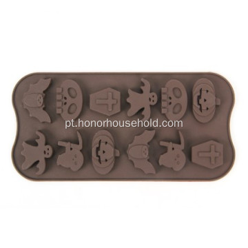 Molde de bolo de chocolate de silicone